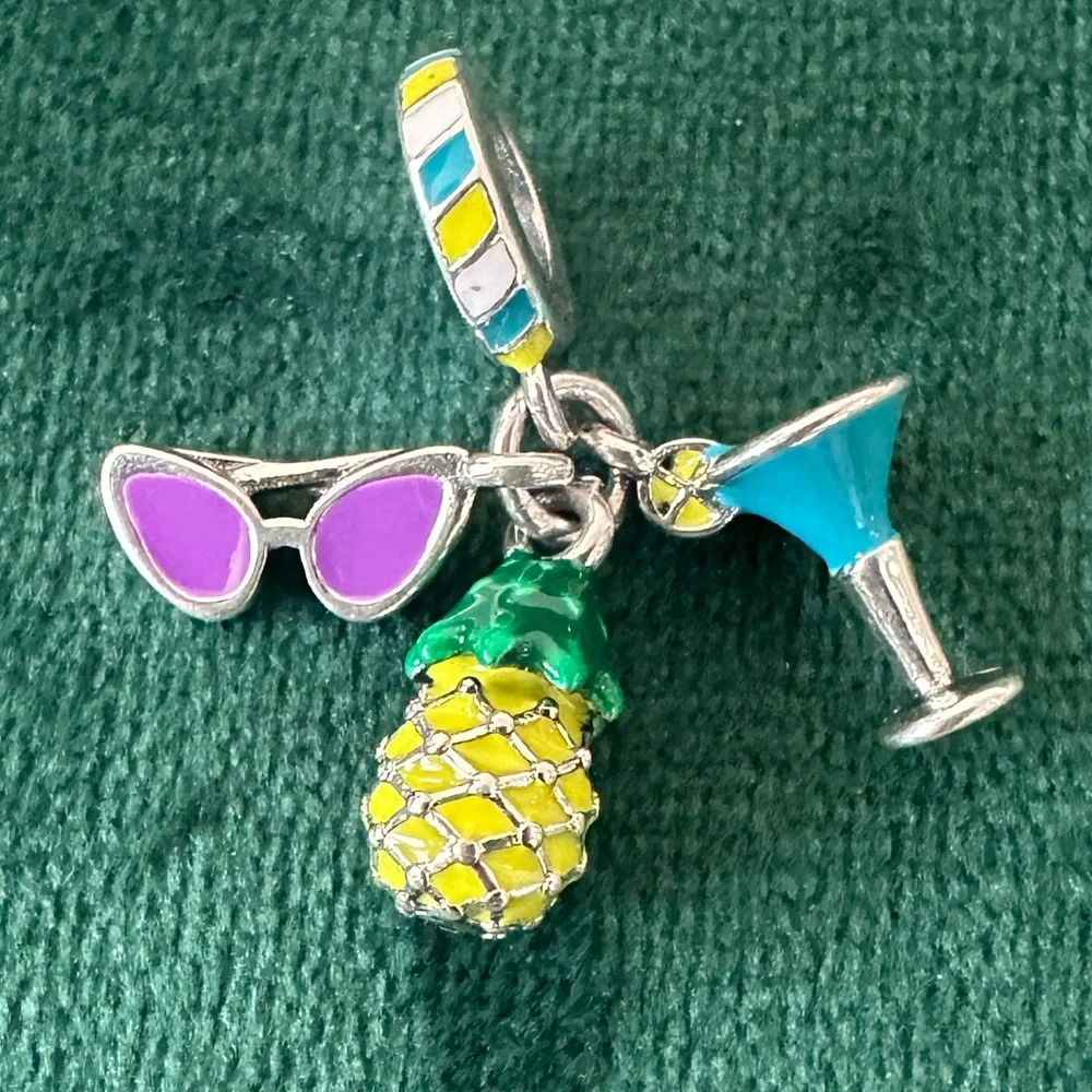 NWOT Pandora Fit Vacation Silver Charm!_6